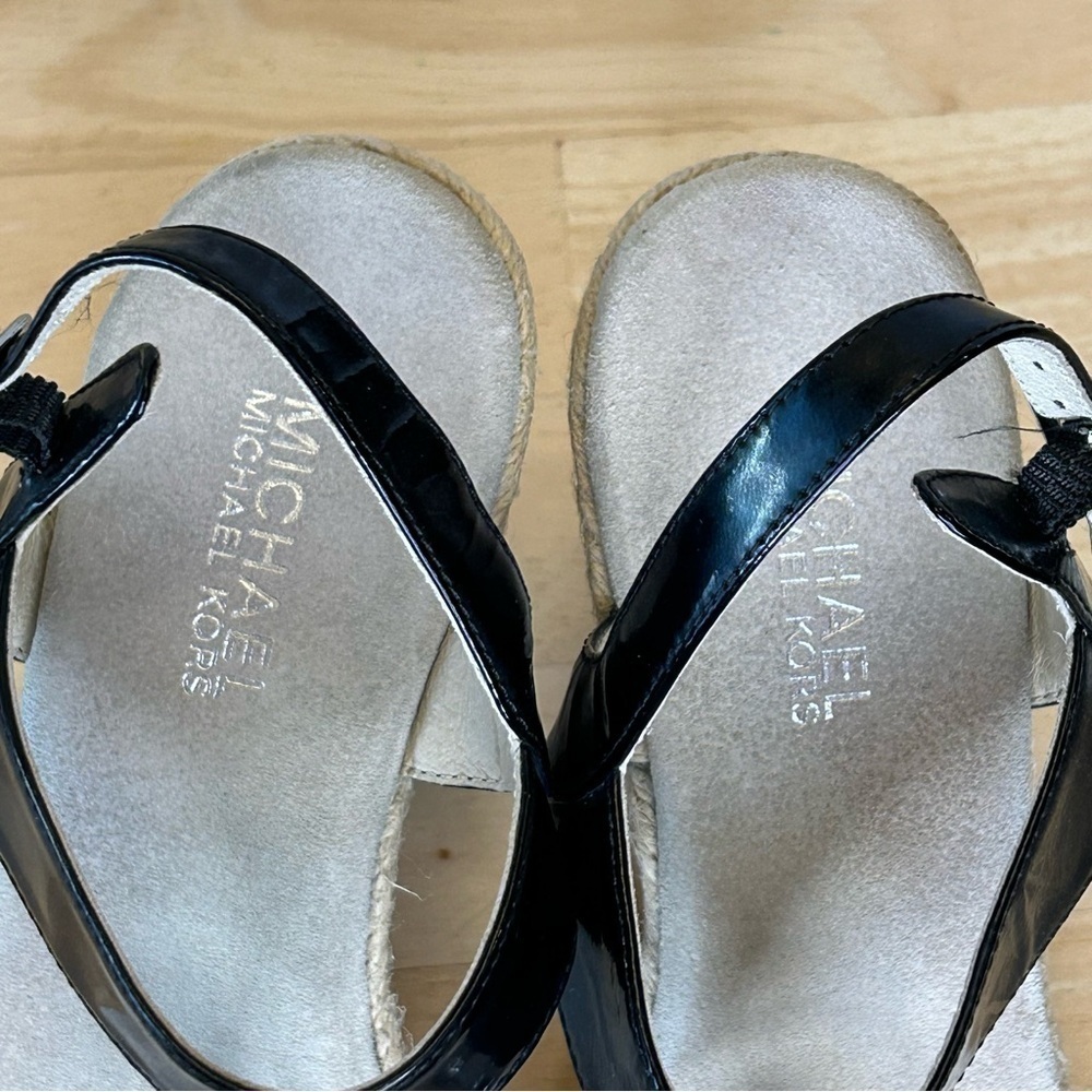 Michael Kors Wedge Patent Leather Espadrilles/Size 7.5M - Picture 2 of 11